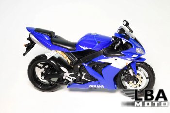 1 599 р. Модель мотоцикла Yamaha YZF-R1 04-06 Синего цвета масштаб 112  лб-00000321  с доставкой в г. Майкоп. Увеличить фотографию 1