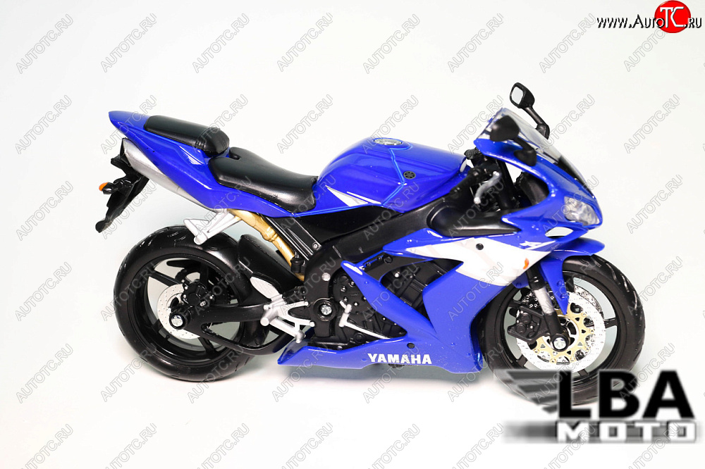 1 599 р. Модель мотоцикла Yamaha YZF-R1 04-06 Синего цвета масштаб 112  лб-00000321  с доставкой в г. Майкоп