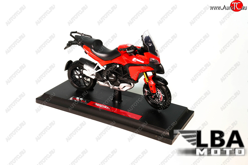 1 599 р. Модель мотоцикла Ducati Multistrade 1200S Красного цвета масштаб 118  лб-00000330  с доставкой в г. Майкоп