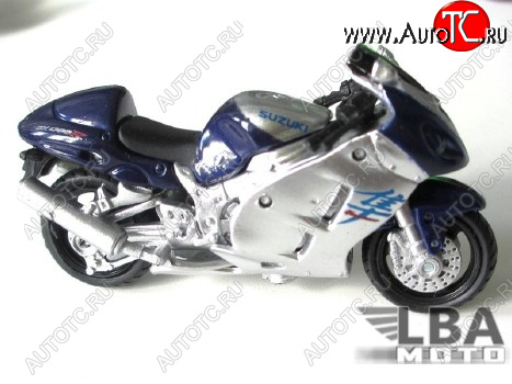 1 599 р. Модель мотоцикла Suzuki GSX-R1300 Синего цвета масштаб 112  пм-00002483  с доставкой в г. Майкоп