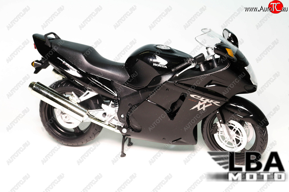 1 599 р. Модель мотоцикла Honda CBR1100xx Черного цвета масштаб 1 12  пм-00002484  с доставкой в г. Майкоп