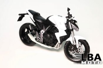 1 599 р. Модель мотоцикла Honda CB 1000R Hi-Res Белого цвета масштаб 112  пм-00000840  с доставкой в г. Майкоп. Увеличить фотографию 1
