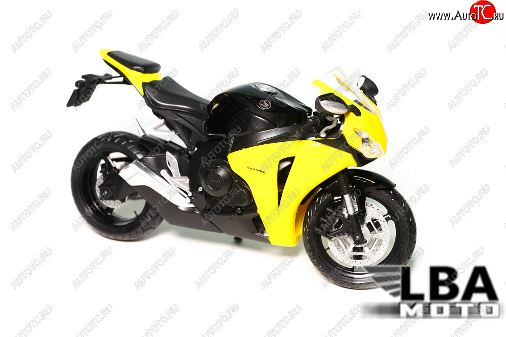 1 599 р. Модель мотоцикла Honda CBR1000RR 08-11 Желто-Черный масштаб 1 12  пм-00000846  с доставкой в г. Майкоп
