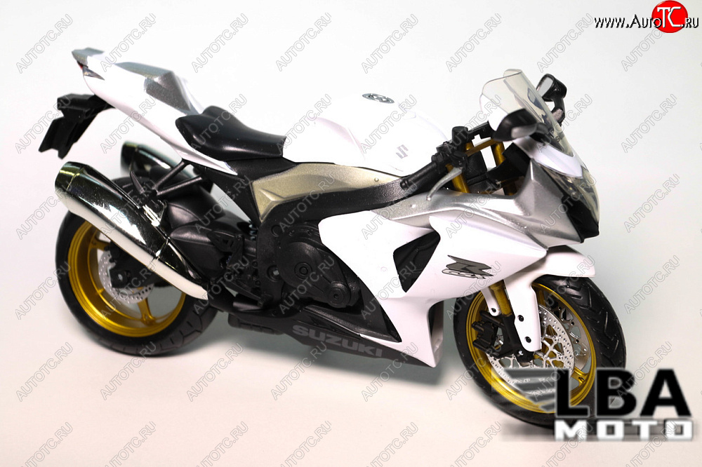 1 599 р. Модель мотоцикла Suzuki GSX-R1000 09-16 Белого цвета масштаб 112  пм-00000852  с доставкой в г. Майкоп