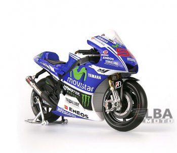 2 599 р. Модель мотоцикла Yamaha YZR-M1 масштаб 110  пм-00008003  с доставкой в г. Майкоп. Увеличить фотографию 1