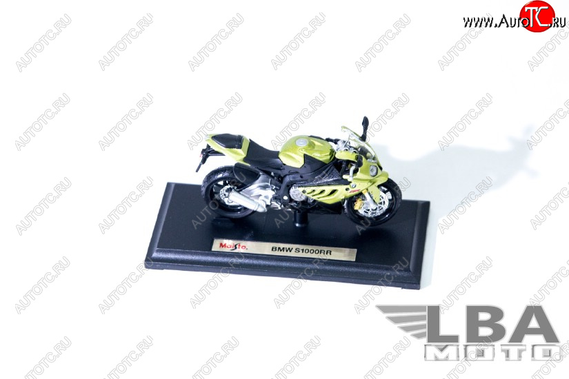 1 299 р. Модель мотоцикла BMW S1000RR Зеленого цвета масштаб 118  пм-00002480  с доставкой в г. Майкоп