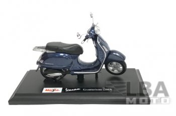 1 299 р. Модель скутера VESPA Granturismo 2003 масштаб 118  пм-00016578  с доставкой в г. Майкоп. Увеличить фотографию 1