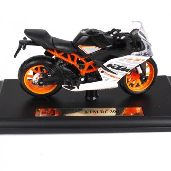 1 299 р. Модель мотоцикла KTM RC390 масштаб 118  пм-00016583  с доставкой в г. Майкоп. Увеличить фотографию 1
