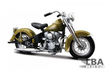 1 959 р. Модель мотоцикла Harley-Davidson Hydra Glide 74FL 1953 масштаб 118  пм-00016586  с доставкой в г. Майкоп. Увеличить фотографию 1
