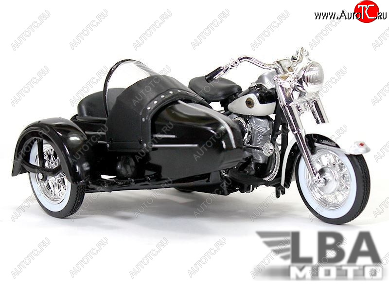 1 959 р. Модель мотоцикла Harley-Davidson DUO Glide FLH 1958 масштаб 118  пм-00016594  с доставкой в г. Майкоп