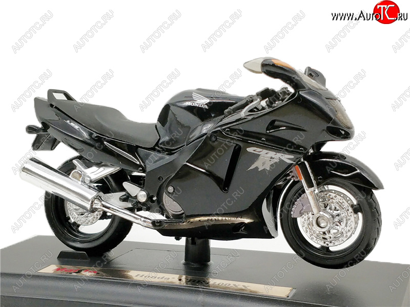 1 299 р. Модель мотоцикла Honda CBR1100xx Черного цвета масштаб 1 18  пм-00018356  с доставкой в г. Майкоп