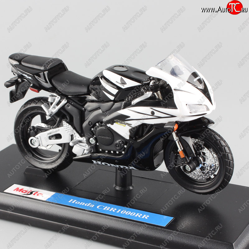 1 299 р. Модель мотоцикла Honda CBR1000RR 06-07 Черно-Белый цвет масштаб 118  пм-00018357  с доставкой в г. Майкоп