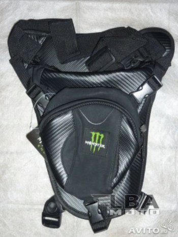 2 899 р. Сумка набедренная 2-х секционная Hip Bag Carbon 5 Monster  пм-00004352  с доставкой в г. Майкоп. Увеличить фотографию 1