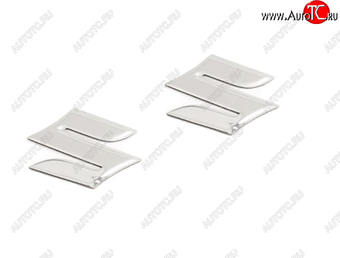 579 р. Наклейка на бак Логотип Suzuki 3D  пм-00017001  с доставкой в г. Майкоп