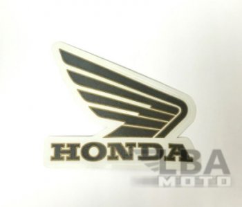 499 р. Наклейка на бак Honda черно-золотая  пм-00017008  с доставкой в г. Майкоп. Увеличить фотографию 2