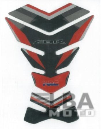 1 329 р. Наклейка на бак для мотоцикла Honda CBR HRC Черно-Красная  пм-00017088  с доставкой в г. Майкоп. Увеличить фотографию 1