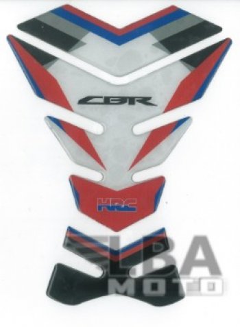 1 329 р. Наклейка на бак для мотоцикла Honda CBR HRC Бело-Красная  пм-00017089  с доставкой в г. Майкоп. Увеличить фотографию 2