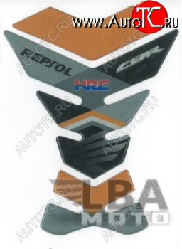 1 279 р. Наклейка на бак для мотоцикла Honda CBR HRC Repsol  пм-00017092  с доставкой в г. Майкоп
