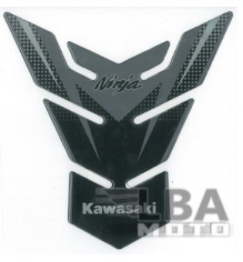 1 279 р. Наклейка на бак для мотоцикла Kawasaki Ninja Серо-Черная  пм-00017093  с доставкой в г. Майкоп. Увеличить фотографию 2