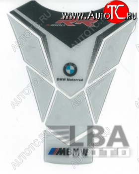 1 549 р. Наклейка на бак для мотоцикла BMW S1000RR Бело-Черная  пм-00017099  с доставкой в г. Майкоп