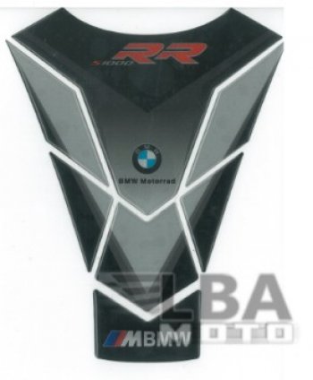 1 329 р. Наклейка на бак для мотоцикла BMW S1000RR Серо-Черная  пм-00017100  с доставкой в г. Майкоп. Увеличить фотографию 1