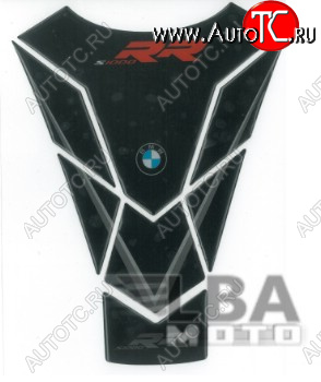 1 279 р. Наклейка на бак для мотоцикла BMW S1000RR Черно-Красная  пм-00017101  с доставкой в г. Майкоп