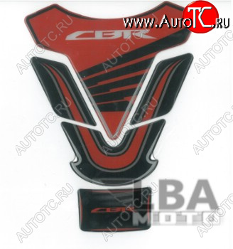 1 329 р. Наклейка на бак для мотоцикла Honda CBR 2 Красно-Черная  пм-00017122  с доставкой в г. Майкоп