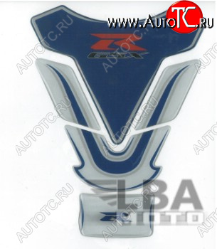 1 329 р. Наклейка на бак для мотоцикла Suzuki GSX-R Бело-Синяя  пм-00017125  с доставкой в г. Майкоп