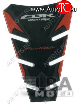 1 329 р. Наклейка на бак для мотоцикла Honda CBR1000RR Красно-Черная  пм-00017129  с доставкой в г. Майкоп