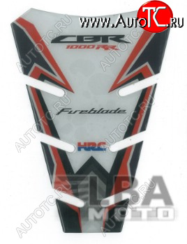 1 329 р. Наклейка на бак для мотоцикла Honda CBR1000RR Бело-Черно-Красный  пм-00017130  с доставкой в г. Майкоп