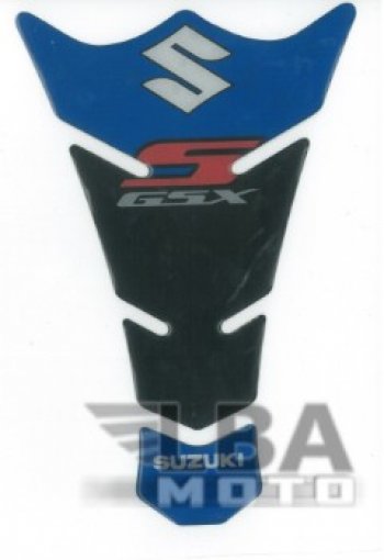 1 329 р. Наклейка на бак для мотоцикла Suzuki GSX-S Черно-Синяя  пм-00017131  с доставкой в г. Майкоп. Увеличить фотографию 2