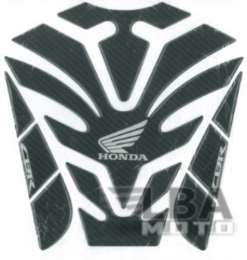 1 279 р. Наклейка на бак для мотоцикла Honda CBR Карбон Черная 2  пм-00017135  с доставкой в г. Майкоп. Увеличить фотографию 2