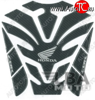 1 279 р. Наклейка на бак для мотоцикла Honda CBR Карбон Черная 2  пм-00017135  с доставкой в г. Майкоп