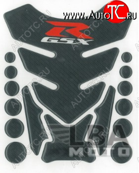 1 329 р. Наклейка на бак для мотоцикла Suzuki GSX-R Под Карбон 5  пм-00017138  с доставкой в г. Майкоп