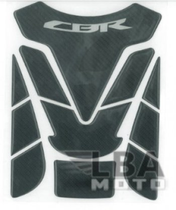 1 279 р. Наклейка на бак для мотоцикла Honda CBR Карбон Черная 1  пм-00017141  с доставкой в г. Майкоп. Увеличить фотографию 2
