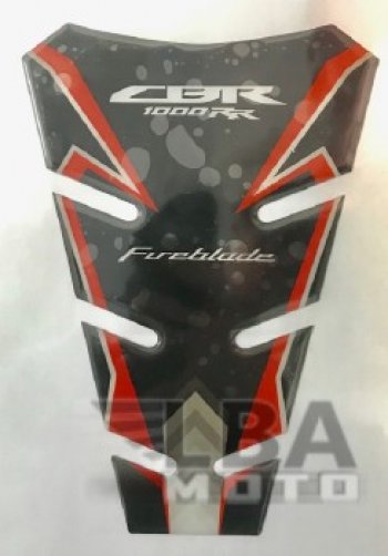1 329 р. Наклейка на бак для мотоцикла Honda CBR1000RR Красно-Черная 2  пм-00017158  с доставкой в г. Майкоп. Увеличить фотографию 1