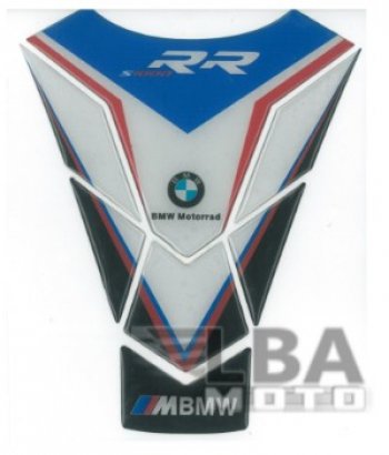 1 379 р. Наклейка на бак для мотоцикла BMW S1000RR Сине-Бело-Черная  пм-00017159  с доставкой в г. Майкоп. Увеличить фотографию 1