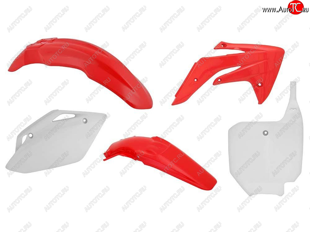 12 749 р. Комплект пластика R-Tech Honda CRF150 07-22 (R-KITCRF-OEM-510) Красно-Белый  r-kitcrf-oem-510  с доставкой в г. Майкоп