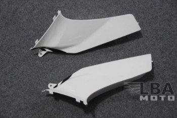 2 359 р. Накладка на левый воздуховод для Honda CBR 600RR 05-06 Без цвета  пм-00002758  с доставкой в г. Майкоп. Увеличить фотографию 1