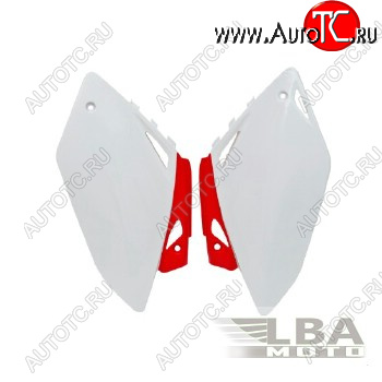 7 399 р. Обтекатели задн. боковые R-Tech Honda CRF450R 07-08 (R-FICRFBNRS07) белыекрасные  r-ficrfbnrs07  с доставкой в г. Майкоп