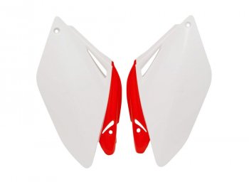 7 399 р. Обтекатели задн. боковые R-Tech Honda CRF250R 06-09 (R-FICRFBNRS060) белыекрасные   r-ficrfbnrs06  с доставкой в г. Майкоп. Увеличить фотографию 1