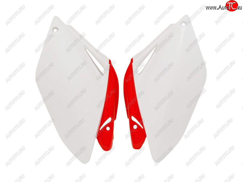 7 399 р. Обтекатели задн. боковые R-Tech Honda CRF250R 06-09 (R-FICRFBNRS060) белыекрасные   r-ficrfbnrs06  с доставкой в г. Майкоп