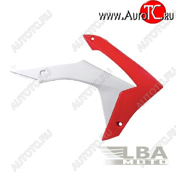 5 999 р. Обтекатели радиатора R-Tech Honda CRF250R 14-17, CRF450R 13-16 (R-CVCRFRSBN13) красныебелые  r-cvcrfrsbn13  с доставкой в г. Майкоп