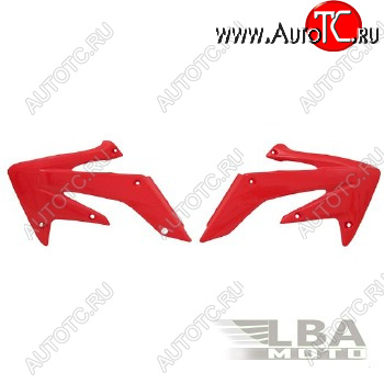 5 899 р. Обтекатели радиатора R-Tech Honda CRF250R 04-09, CRF250X 04-17 (R-CVCRFRS0004) красные  r-cvcrfrs0004  с доставкой в г. Майкоп