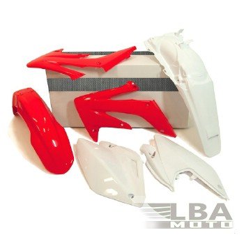11 799 р. Комплект пластика R-Tech Honda CRF250X 04-17 (R-KITCRX-OEM-412) красный-белый  r-kitcrx-oem-412  с доставкой в г. Майкоп. Увеличить фотографию 1