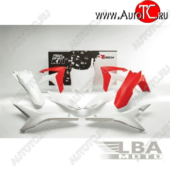 14 999 р. Комплект пластика R-Tech Honda CRF250R 14-17, CRF450R 13-16 (R-KITCRF-OEM-517) красный-белый  r-kitcrf-oem-517  с доставкой в г. Майкоп