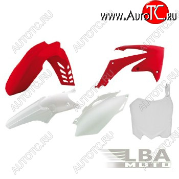 12 749 р. Комплект пластика R-Tech Honda CRF250R 10, CRF450R 09-10 (R-KITCRF-OEM-513 ) красный-белый  r-kitcrf-oem-513  с доставкой в г. Майкоп