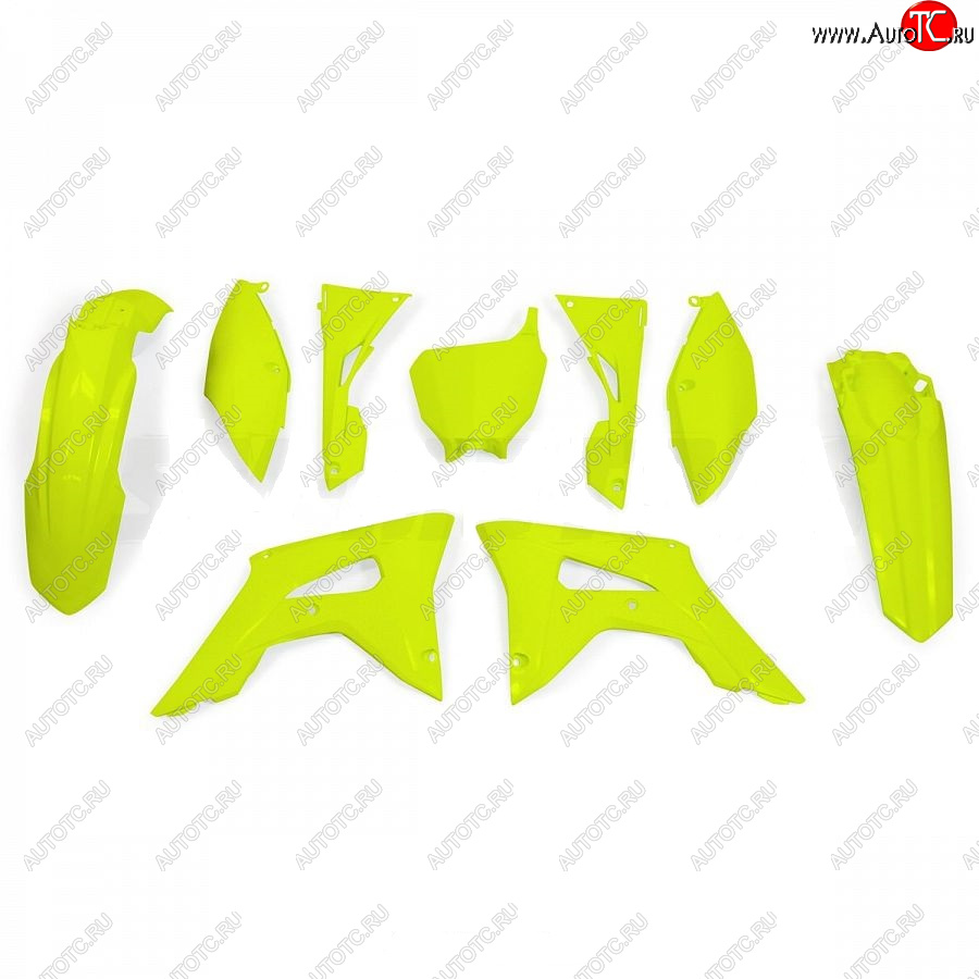 14 999 р. Комплект пластика R-Tech Honda CRF250R 2018, CRF450R 17-18 (R-KITCRF-GF0-599) неоновый желтый  r-kitcrf-gf0-599  с доставкой в г. Майкоп