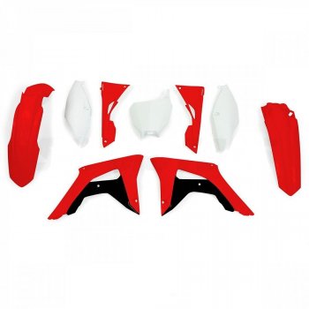14 999 р. Комплект пластика R-Tech Honda CRF250R 2018, CRF450R 17-18 (R-KITCRF-OEM-599) красный-белый  r-kitcrf-oem-599  с доставкой в г. Майкоп. Увеличить фотографию 1