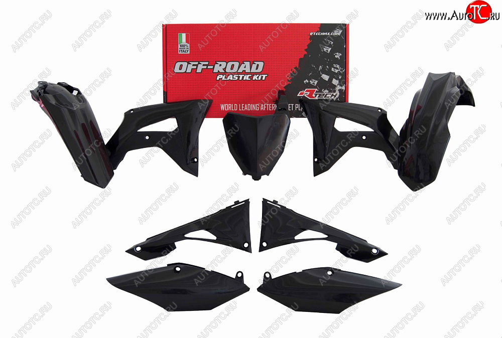 14 999 р. Комплект пластика R-Tech Honda CRF250R 19-20, CRF450R 19-20 (R-KITCRF-NR0-519) черный  r-kitcrf-nr0-519  с доставкой в г. Майкоп